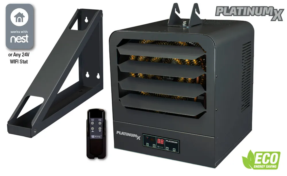 King Electric KB4807-3MP-PLTMX KB PlatinumX Electronic Unit Heater 7.5 kW