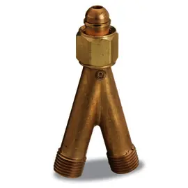 RADNOR 64003973 101 9/16 inches - 18 B RH Brass Oxygen Y Connection