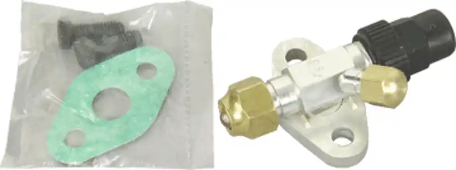Emerson 998-0510-26 Service Valve, 3/8 inches Flare 2-Bolt Mount w/ Gasket (1) Pressure Tap REPLACEMENT 998-0510-29
