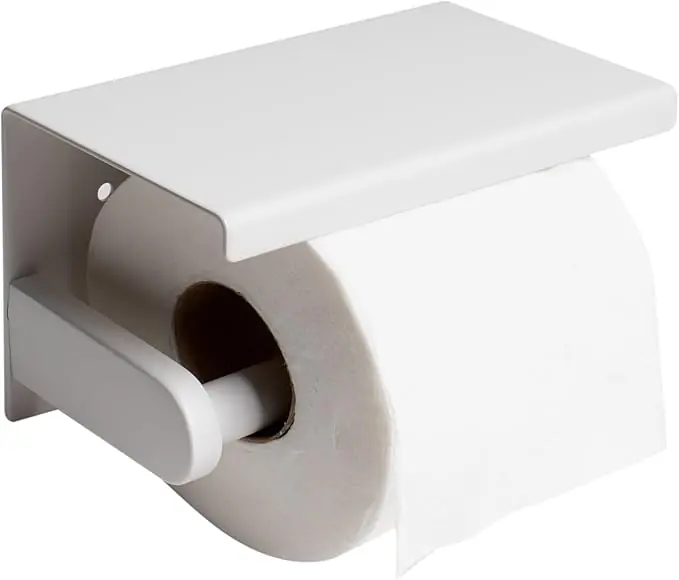 ALFI ABTPC66-W Toilet Paper Holder with Shelf