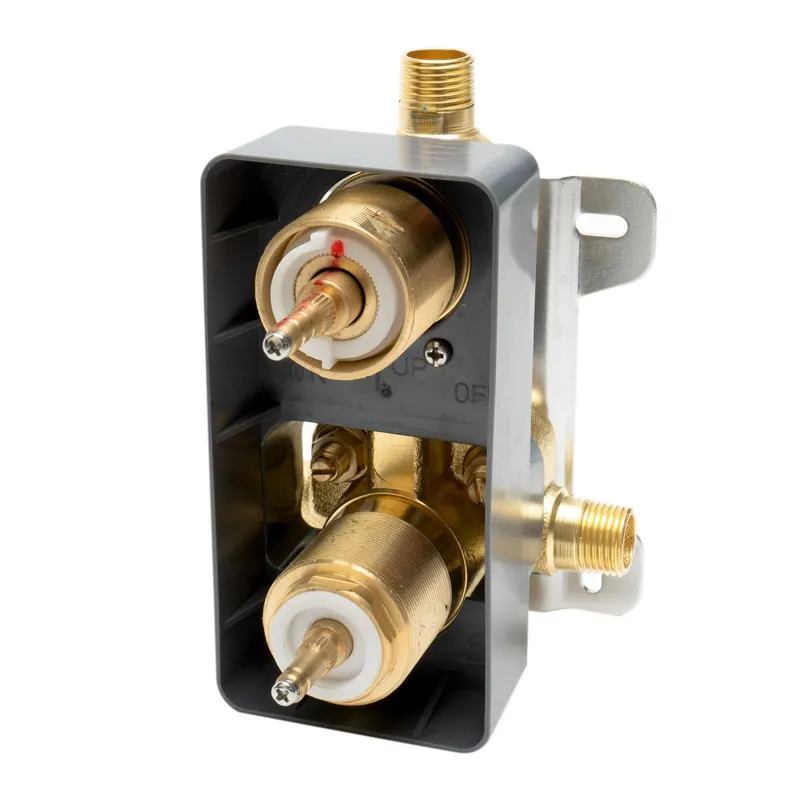 ALFI AB3809-PC Thermostatic 2-Handle Shower Mixer with Temperature Control