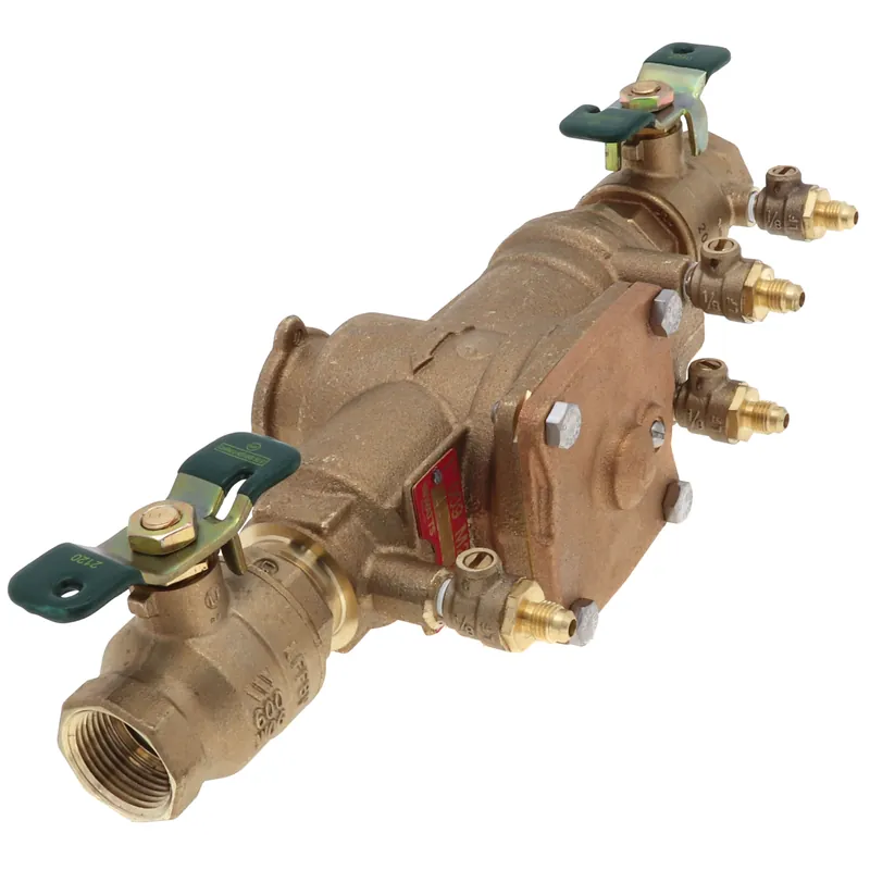 WATTS 0063020 Bronze Reduced Pressure Zone Assembly Backflow Preventer 1 inches