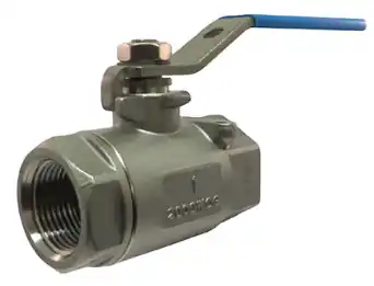 Milwaukee Valve 20SS0R-N1-LL3/8IN 2-Piece Ball Valve 3/8 in Nominal