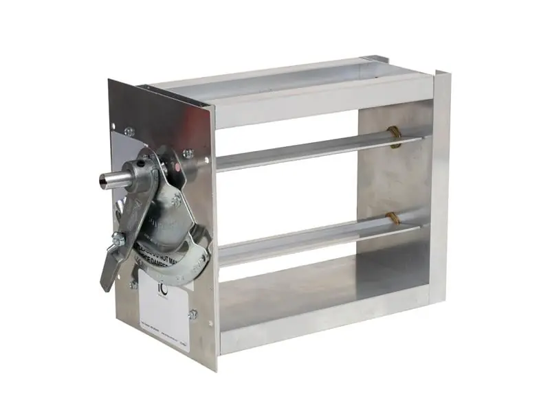 Io Hvac Controls MD-2624 26 x 24 Rectangular Two-Position Zone Damper - Belimo 3 Wire Actuator