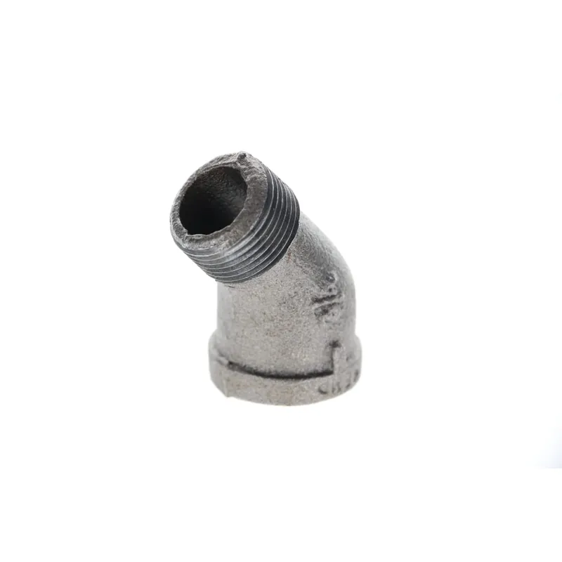 Mueller Streamline 520-504 3/4 inches Black Malleable 45 Degree Street Elbow FPT x MPT