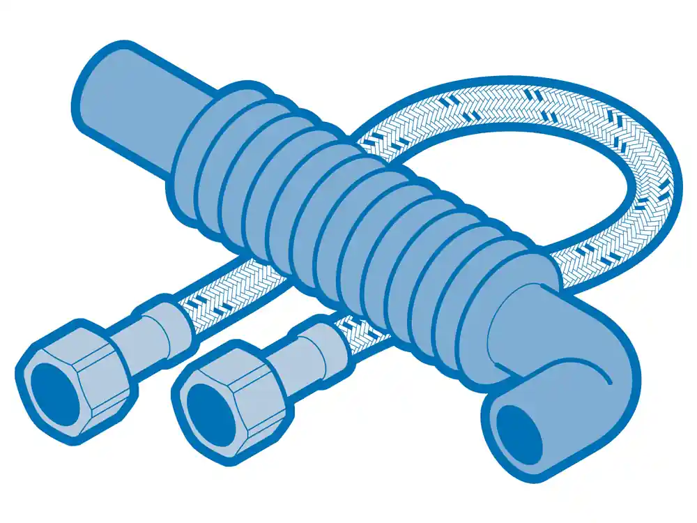 Midea 12638100000488 Tub Drain Hose Assembly
