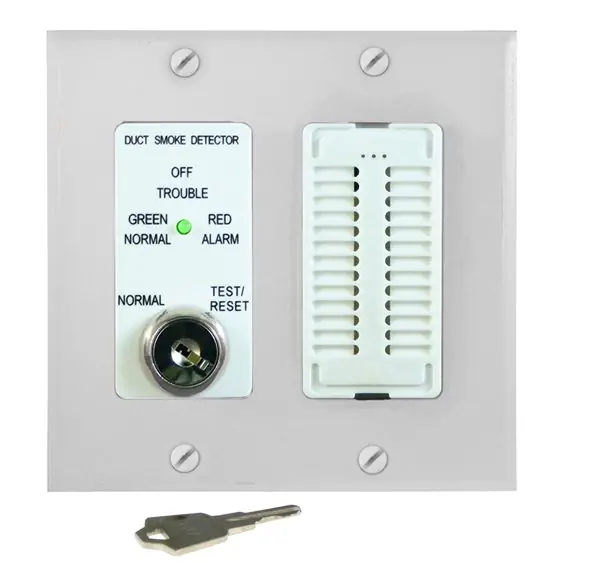 Air Products MSR-50RKA/W Control w/ Sounder Assembly, White Double Gang Plate