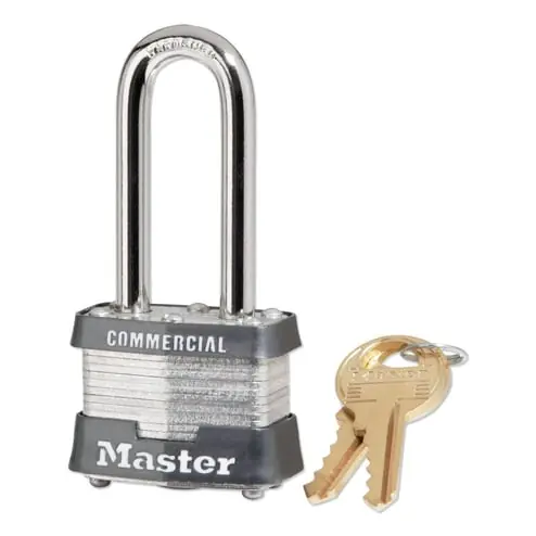 Master Lock 3KALF-0559 4Pin Tumbler Padlock Keyed Alike W/1-1/2 inchesShackle
