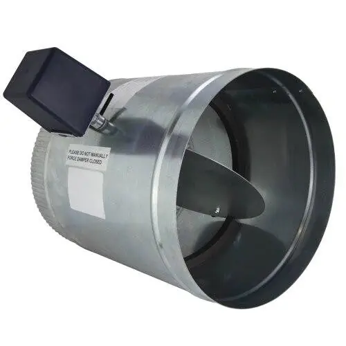 Io Hvac Controls D-04-PO Round 4 inches Fresh Air Damper 24V PO/SC
