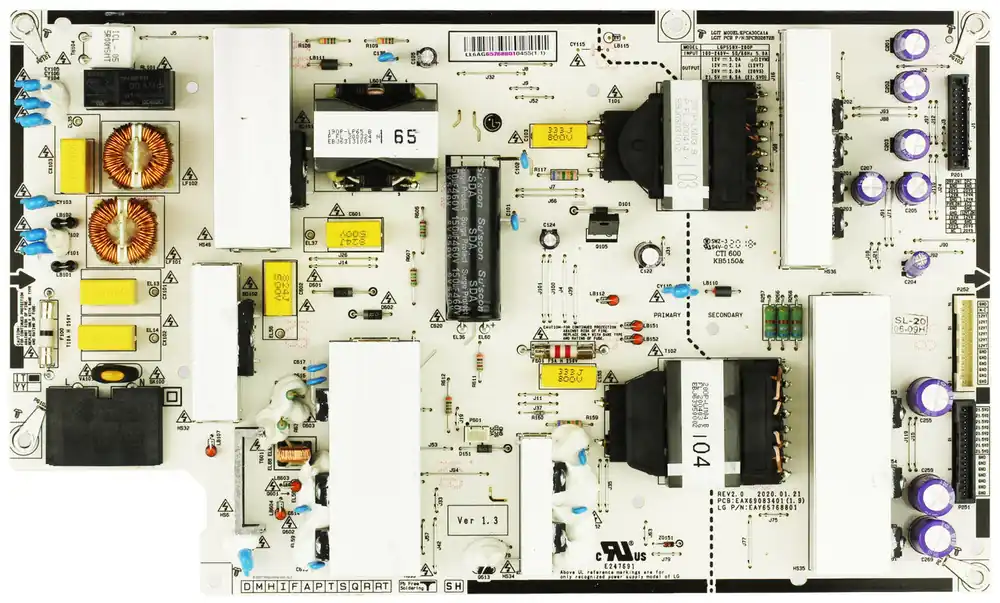 Lg EAY65768801 Power Supply/LED Driver Board