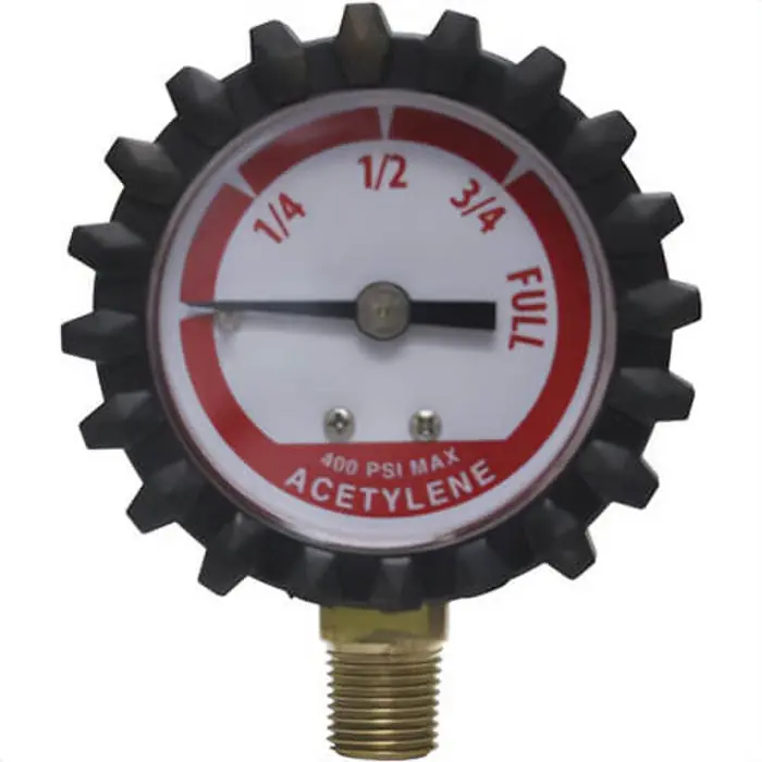 Uniweld Products G19 Unigauge Precision Acetylene Replacement Gauge 400 psi
