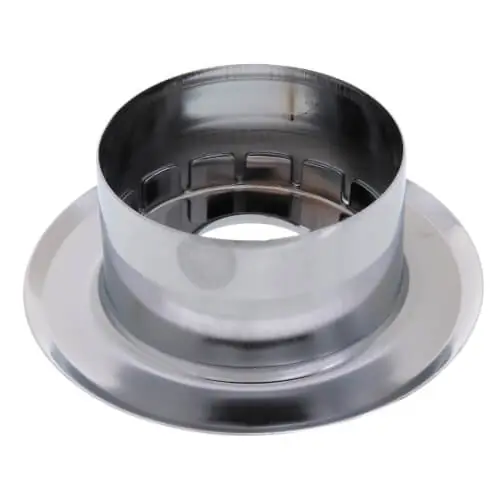 Fire Protection Prod 01-400-00 1/2 inches Recessed Canopy, Chrome (2pc)