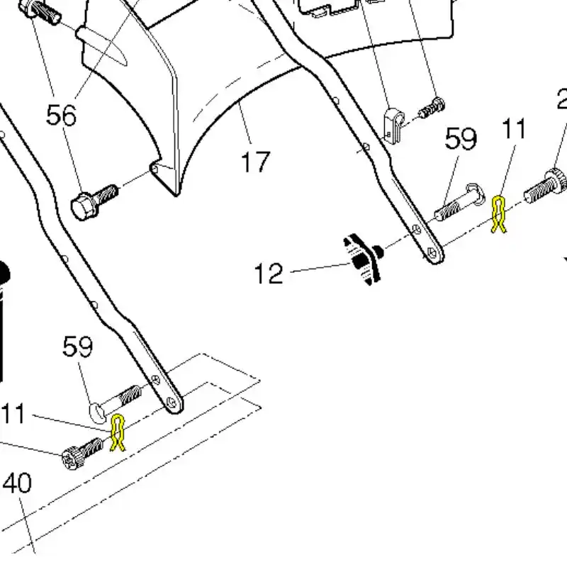Husqvarna 532425575 Hair Pin Cotter