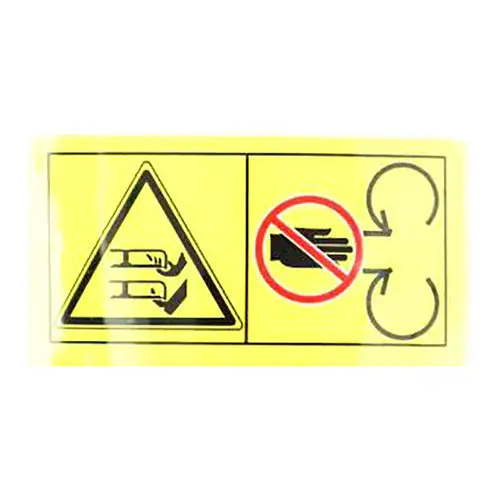 Husqvarna 581579101 Decal.Internationl.Cutfinger