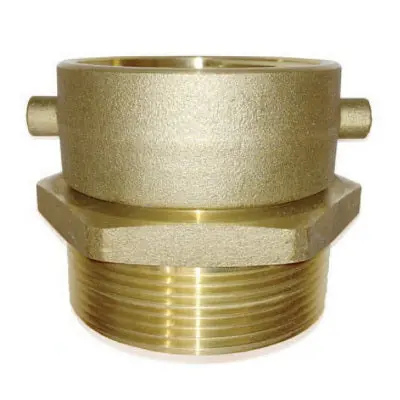 Fire Protection Prod 09-616-00 Nst: 2-1/2 inches Swivel x 2-1/2 inches Mnpt Open Snoot Hose Swivel x Male Thread