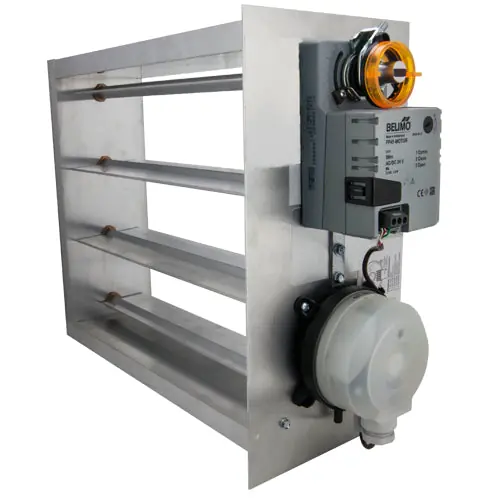 Io Hvac Controls Eb-2624 26 x 24 Heavy Duty Motorized Bypass Damper