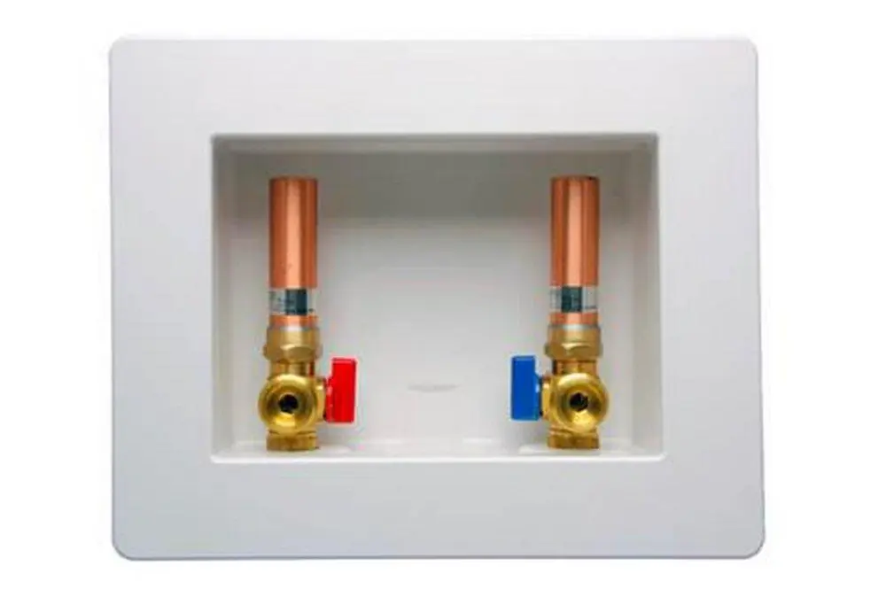 Lsp OBFS-2131 Firestop Washing Machine Brass PEX Connection Supply Box with Hammer Arrestor