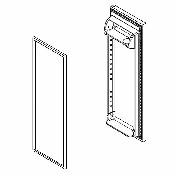 Whirlpool LW10428790 Door-fip wh Replacement W10428790