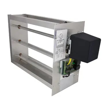 Io Hvac Controls D-Z1-2414-BM 24 x 14 Two-Position Zone One Damper Assembly - Bottom Mount