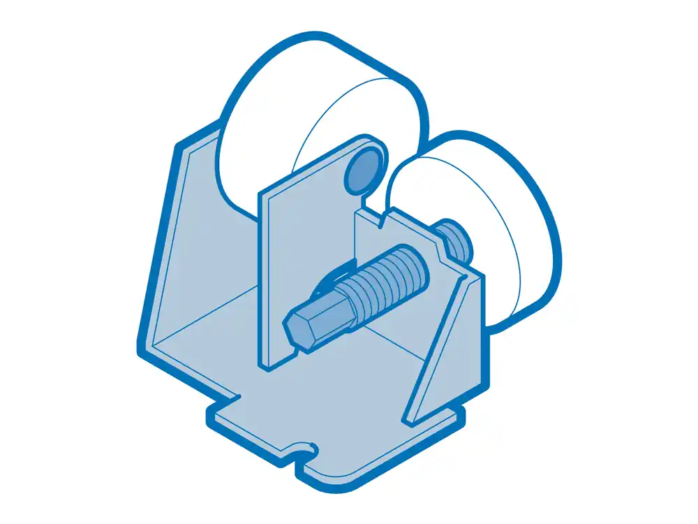 Whirlpool 10450701 ROLLER- RE