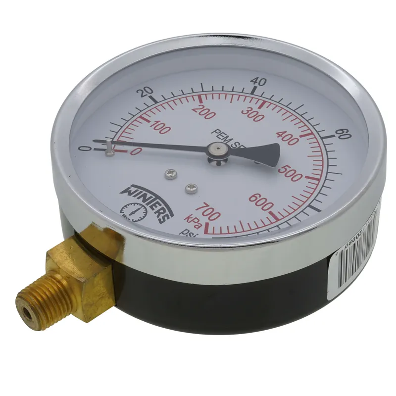 Winters Instruments PEM223 Pressure Gauge 0-100 PSI 4 inches