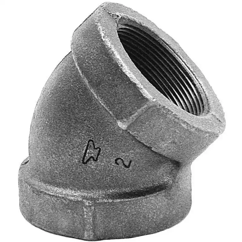 Anvil 0800002180 Elbow, Cast Iron, 11/4 Inch Size, Screwed Bend