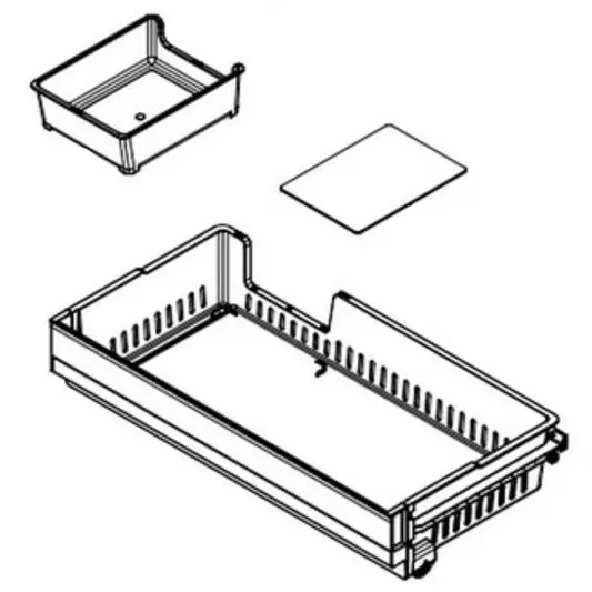 Lg MCK68045506 Refrigerator Drawer Cover