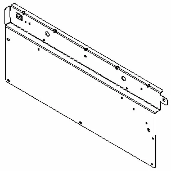 Whirlpool 2618F202-51 Range/Cooktop Panel-Shi REPLACEMENT 1938739
