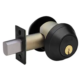 Schlage Lock B662-P6-622 12-296 KA4 C123 Deadbolt Double Cylinder 2-3/8 inches to 2 3/4 inches Adjustable Backset