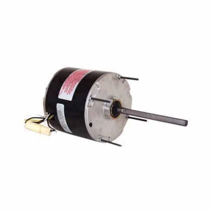 Regal Beloit EM3728F Condenser Fan Motor, 1/4 hp, 208 to 230 VAC, 60 Hz, 1 ph, NEMA 48Y, 1075 rpm, Band/Stud Mount, Enclosed