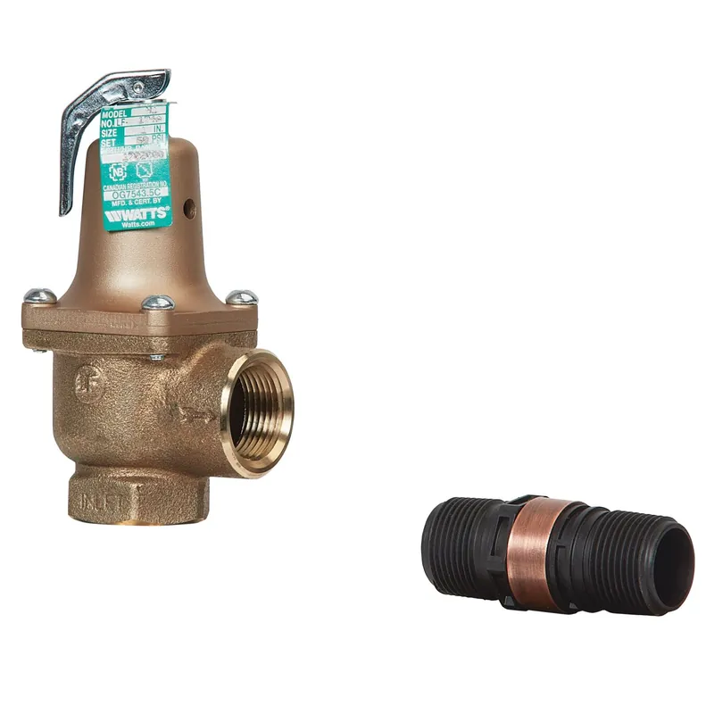 Watts F121494 LF174A Lead Free Relief Valve w/ Flood Sensor Connectivity 75 psi (1 inches)