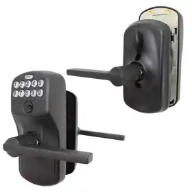 Schlage Lock FE595-LAT-PLY-622 Keypad Entry Flex Lock Plymouth/Latitude Triple Option Adjustable Backset