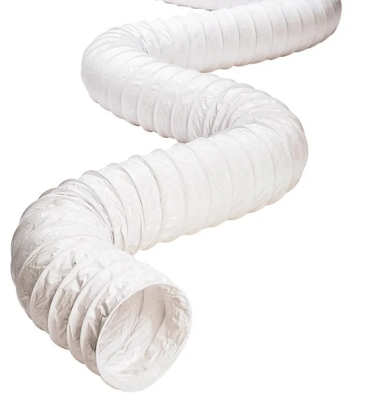 Deflecto PH48W 4 in. x 8 ft. Vinyl Flexible Hose