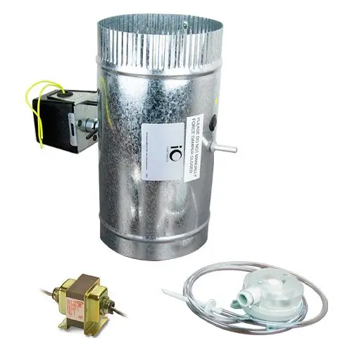 Io Hvac Controls MUA-12 Make-Up Air Damper Kit 12 inches