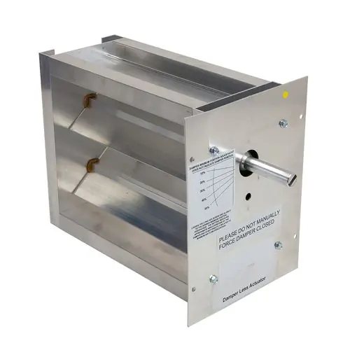 Io Hvac Controls HD-BM-NA-2814 Two-Position Zone Damper - Bottom Mount-No Actuator 28 x 14