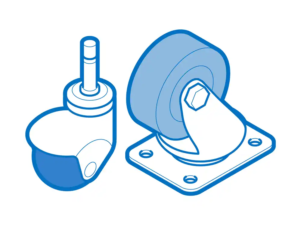 Whirlpool WP99002073 Wheel Mounting Plate
