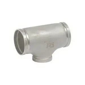 Victaulic FF73425X14 425 SS Reducing Tee 8 x 8 x 6 in