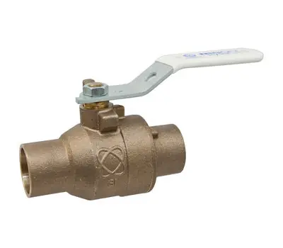 Nibco Valves S-585-66-LF-NS HydraPure 2 in. Sweat Silicon Bronze Full Port Ball Valve with Nib-Seal Handle, Lead Free