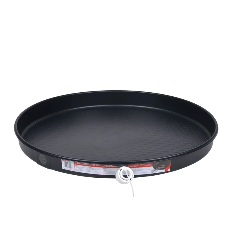 Oatey 34145 Water Heater Pan Plastic 30 inch Dia. 1-1/2 inch PVC Fitting