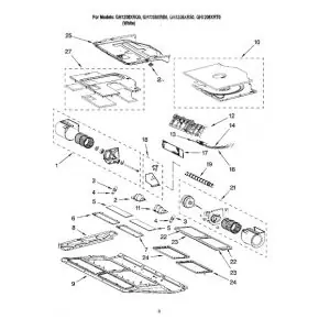 Whirlpool 8206095 Microwave Covr-Light REPLACEMENT MPN 1177829, AH990858, EA990858, PS990858