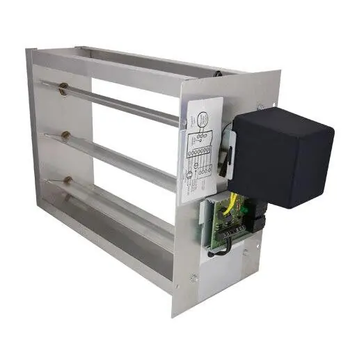 Io Hvac Controls D-Z1-1410-BM 14 x 10 Two-Position Zone One Damper Assembly Bottom Mount