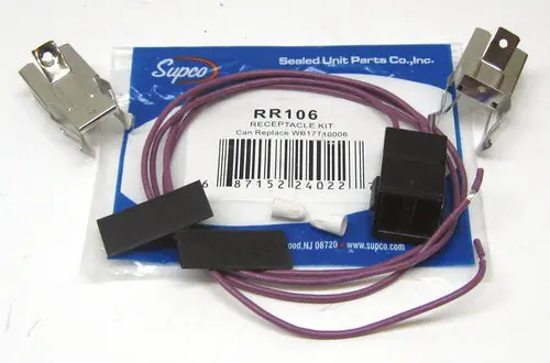 Sealed Unit Parts RR106 Supco for GE Range Terminal Burner Block Receptacle Kit Replacement MPN