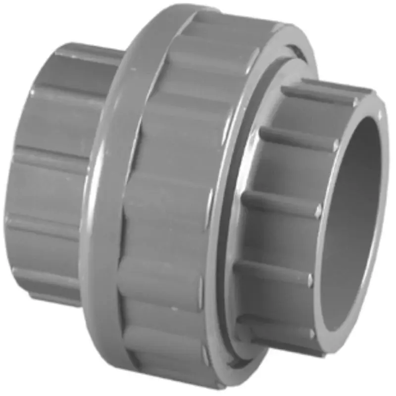 Charlotte Pipe PVC 08700 1600 Schedule 80 1-1/4 In. Socket X 1-1/4 In. Dia. Slip Pvc Union