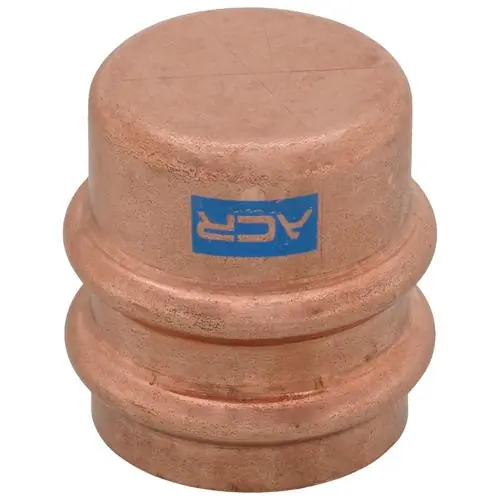 Mueller Streamline RP07012 ACR Press Tube Cap 1-3/8 inches