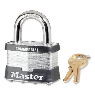 Master Lock 5KA-3303 4 Pin Tumbler Padlock Keyed Alike