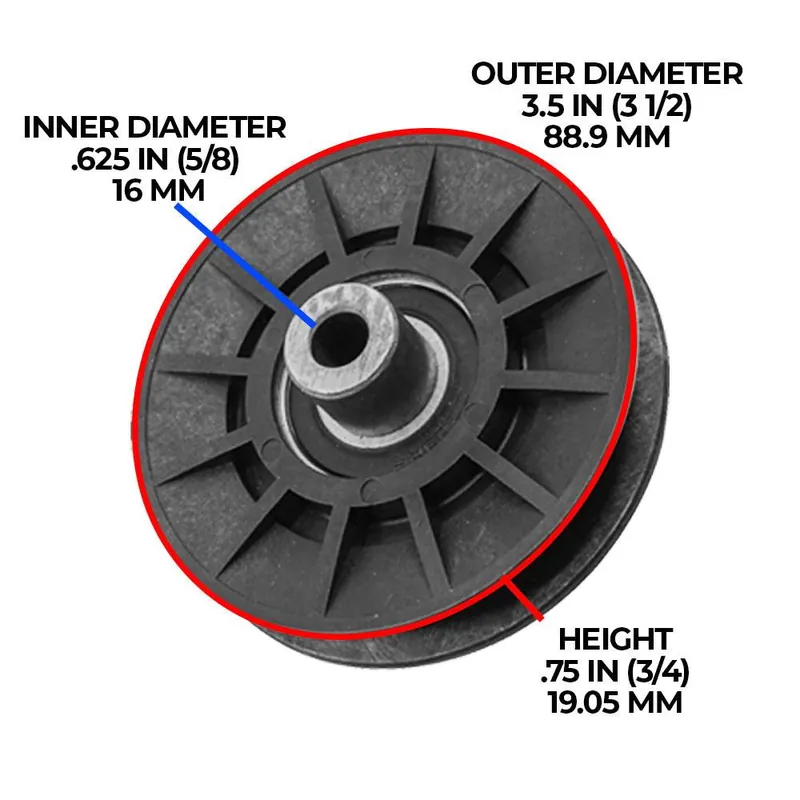 Husqvarna 532194326 V-Groove Idler Pulley REPLACEMENT 194326