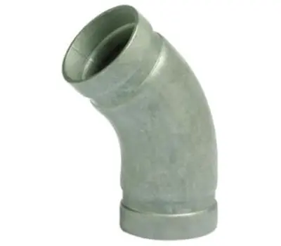 Victaulic F060411X14 411 SS 6 in. 45 Degree Long Radius Elbow