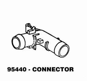 Whirlpool WP95440 Washer CONNECTOR-HOSE REPLACEMENT 95440