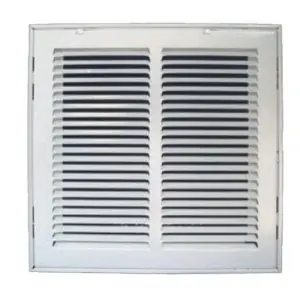 Metal-Fab MFRG84W Stamped Return Grille 8 x 4 in