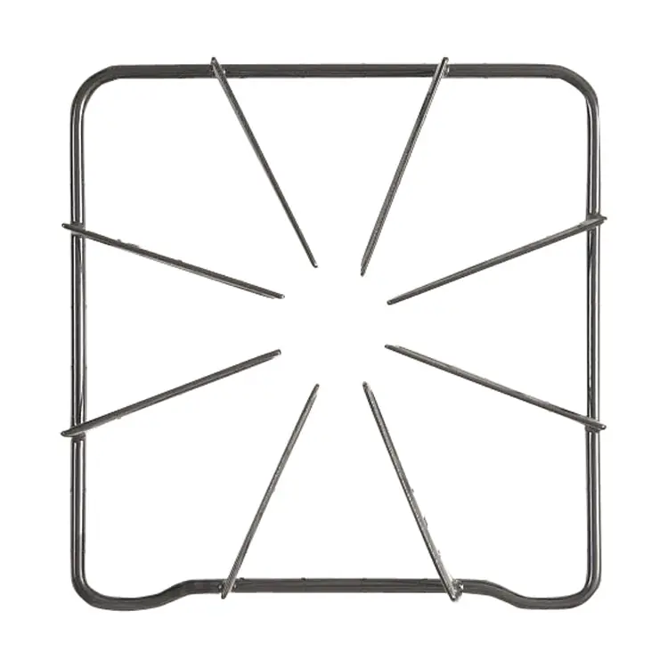 Whirlpool 7518P004-60K Admiral Range Grates, Black Kit of 4 Replacement MPN